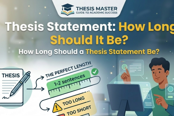 How Long Should a Thesis Statement Be?